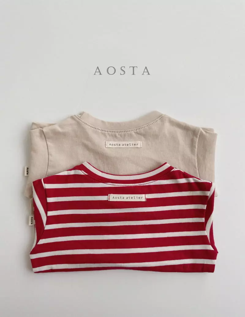 Aosta - Korean Children Fashion - #childofig - Signiture Tee - 12