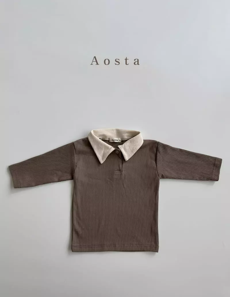 Aosta - Korean Children Fashion - #childrensboutique - Gentle Collar Tee - 9