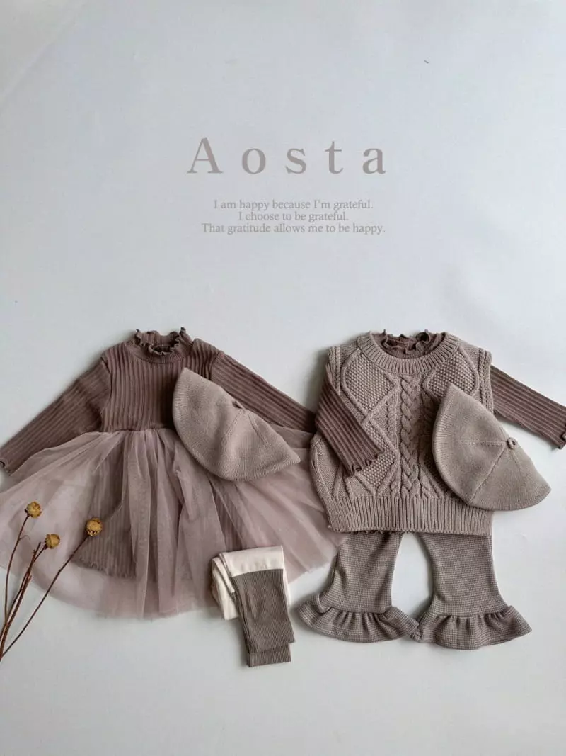 Aosta - Korean Children Fashion - #designkidswear - Camellia One-piece - 10