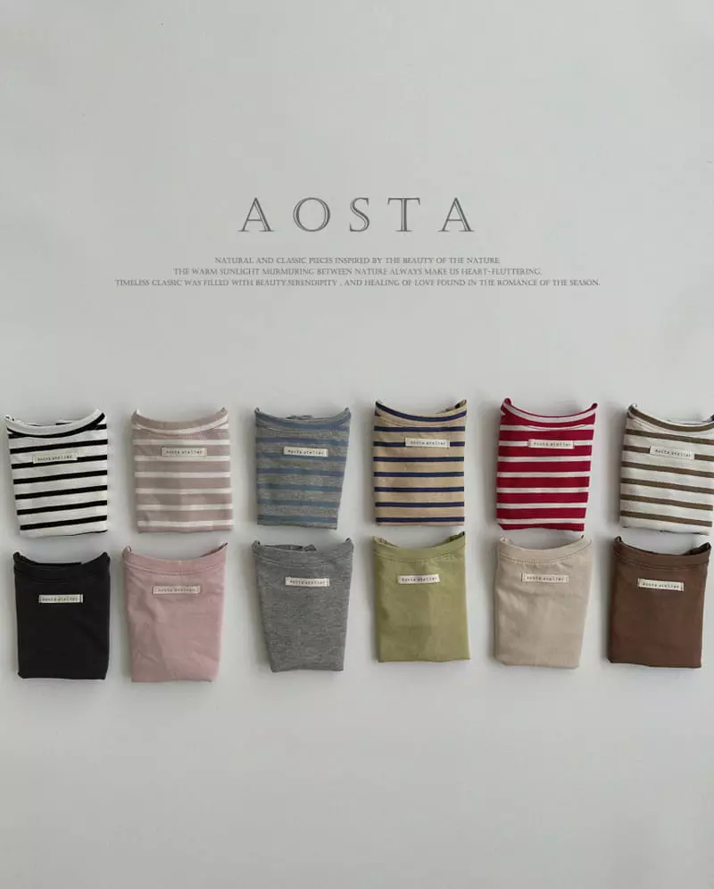 Aosta - Korean Children Fashion - #discoveringself - Signiture Tee - 2