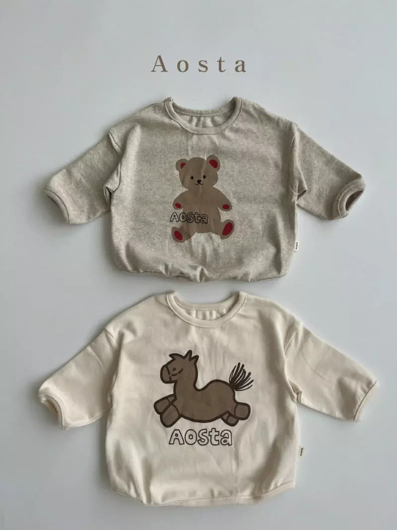 Aosta - Korean Children Fashion - #fashionkids - Ponny Bear Tee - 2