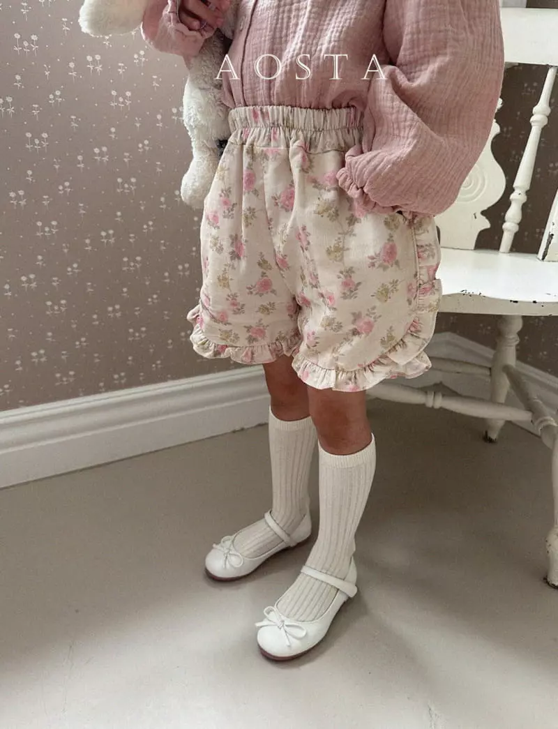Aosta - Korean Children Fashion - #kidsshorts - Irin Frill Pants - 9