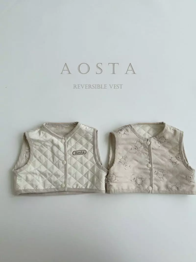 Aosta - Korean Children Fashion - #kidsshorts - Revresible Vest