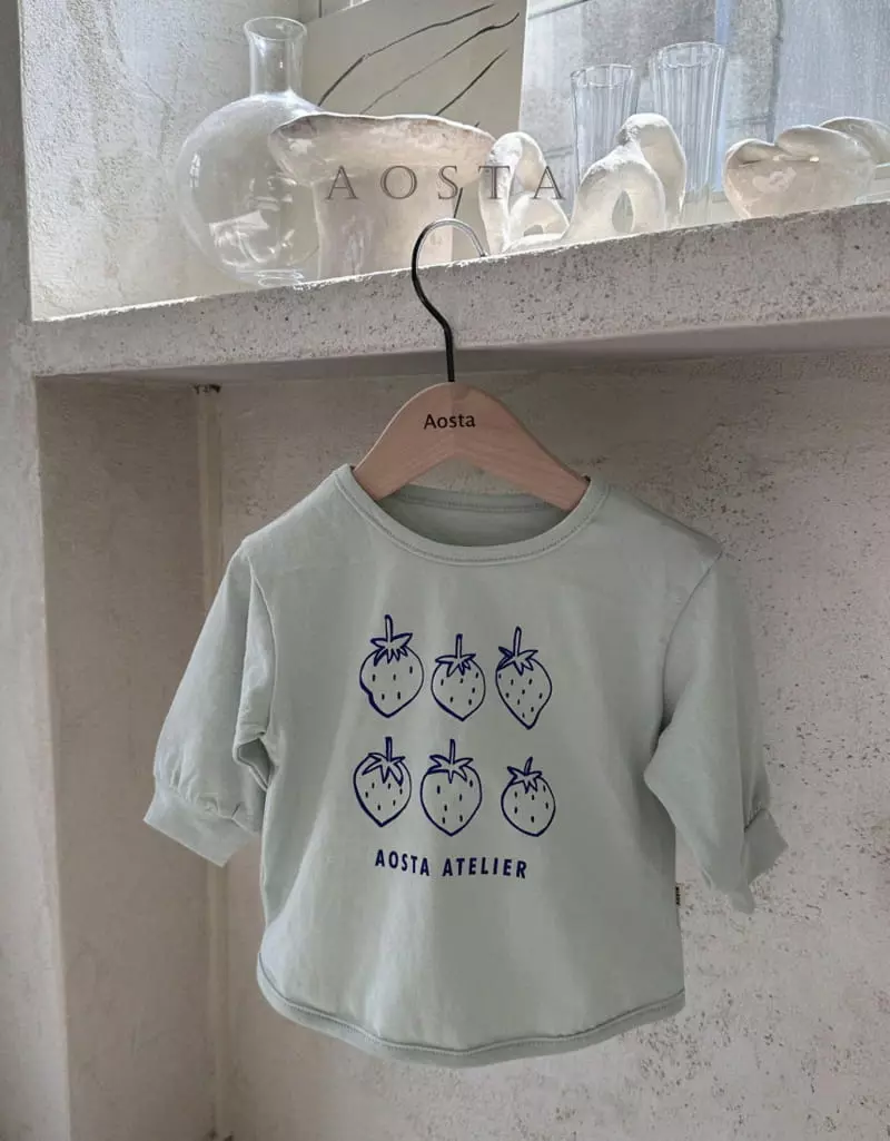 Aosta - Korean Children Fashion - #kidsstore - Strawberry Tee - 8