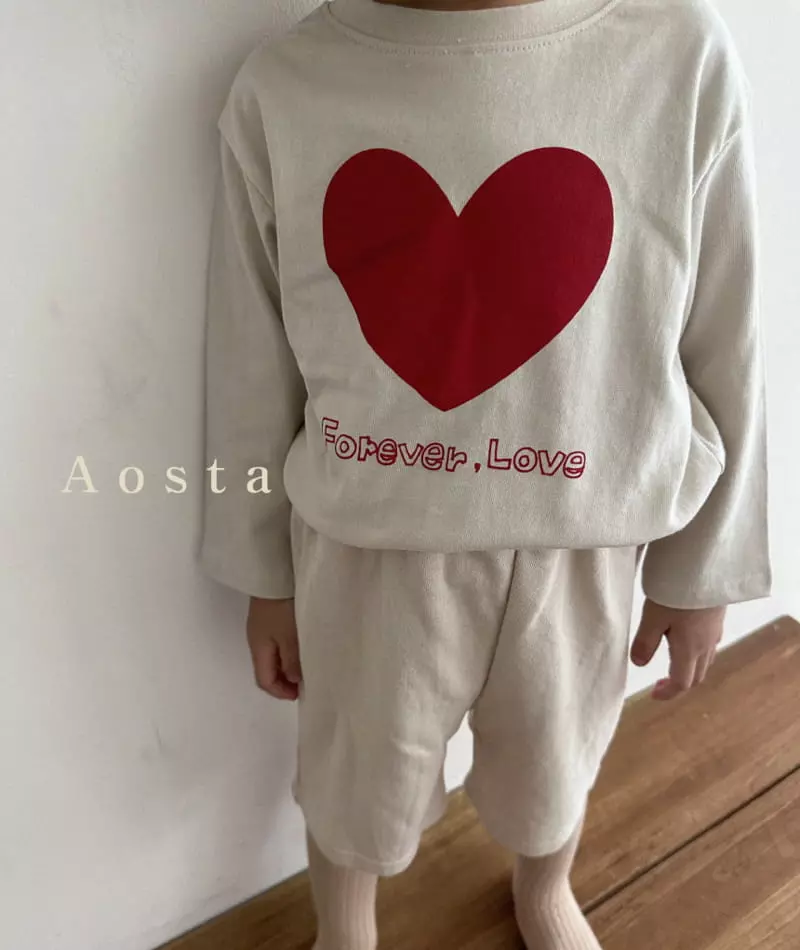 Aosta - Korean Children Fashion - #kidzfashiontrend - Heart Tee - 8