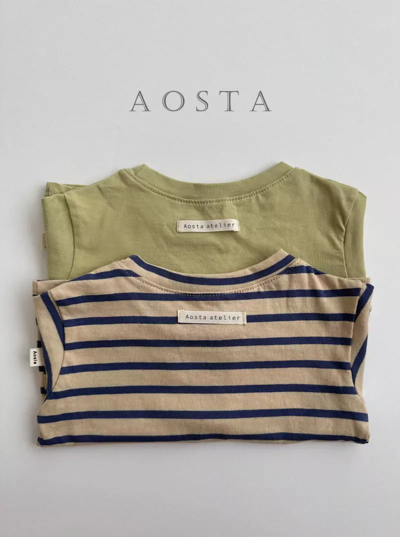 Aosta - Korean Children Fashion - #magicofchildhood - Signiture Tee - 9