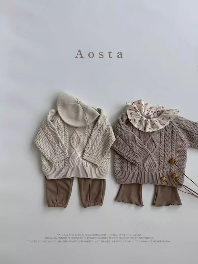 Aosta - Korean Children Fashion - #magicofchildhood - Knit Pullover - 10