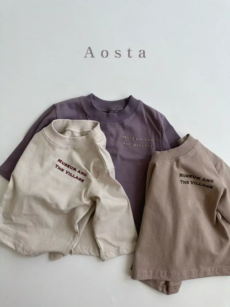 Aosta - Korean Children Fashion - #minifashionista - Museum Tee