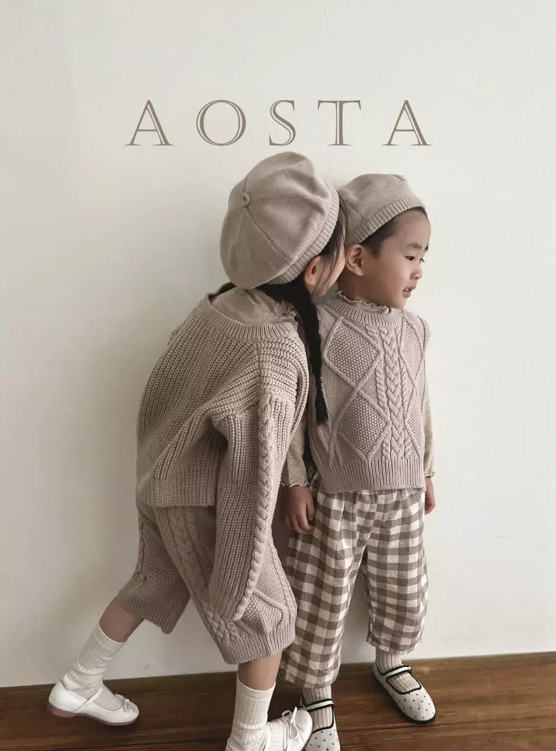 Aosta - Korean Children Fashion - #prettylittlegirls - Knit Pants - 11
