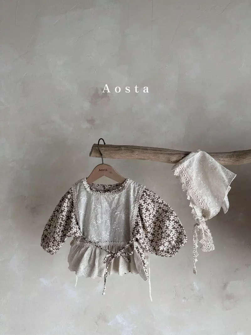 Aosta - Korean Children Fashion - #stylishchildhood - Lace Bonnet - 6