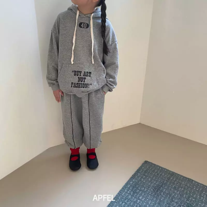 Apfel - Korean Children Fashion - #todddlerfashion - Art Hoody Sweatshirt - 8
