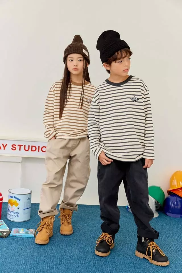 Apple Smile - Korean Children Fashion - #discoveringself - Back Pocket Tee - 8