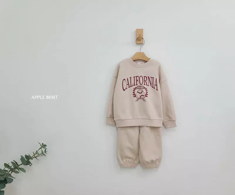 Applemint - Korean Children Fashion - #childrensboutique - California Top Bottom Set - 7