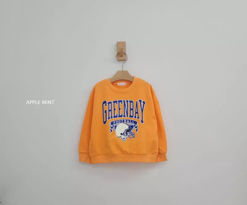 Applemint - Korean Children Fashion - #discoveringself - Green Bay Sweatshirt - 8