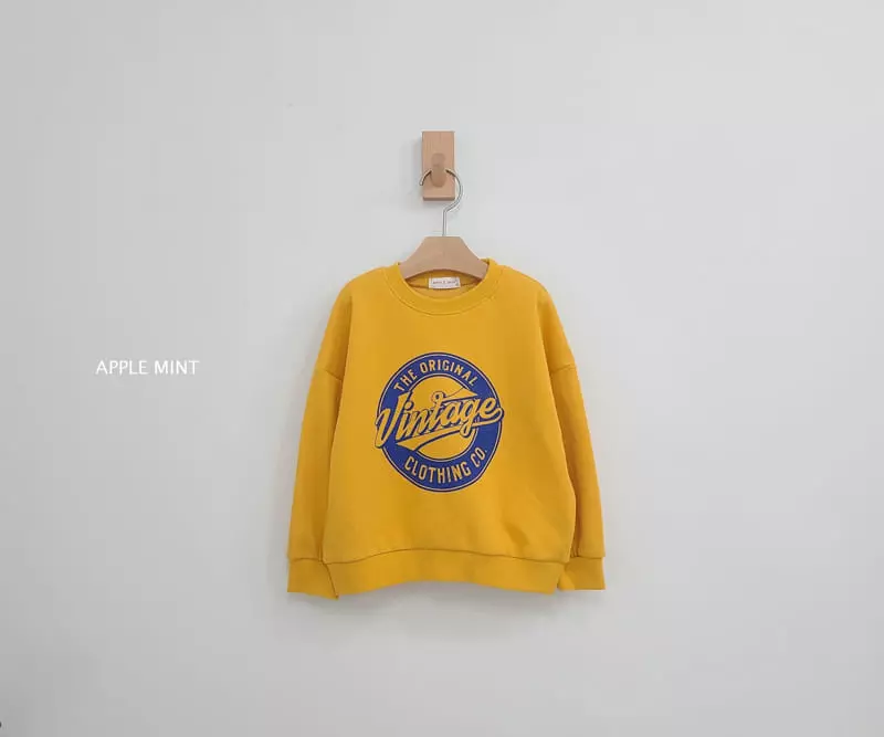 Applemint - Korean Children Fashion - #discoveringself - Vintage Sweatshirt - 7