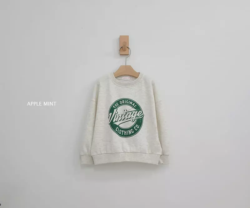 Applemint - Korean Children Fashion - #fashionkids - Vintage Sweatshirt - 8