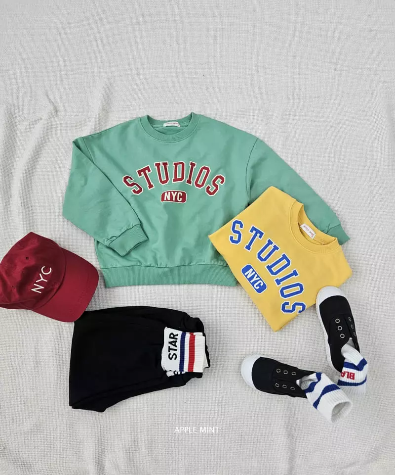 Applemint - Korean Children Fashion - #fashionkids - Studio Sweatshirt - 3