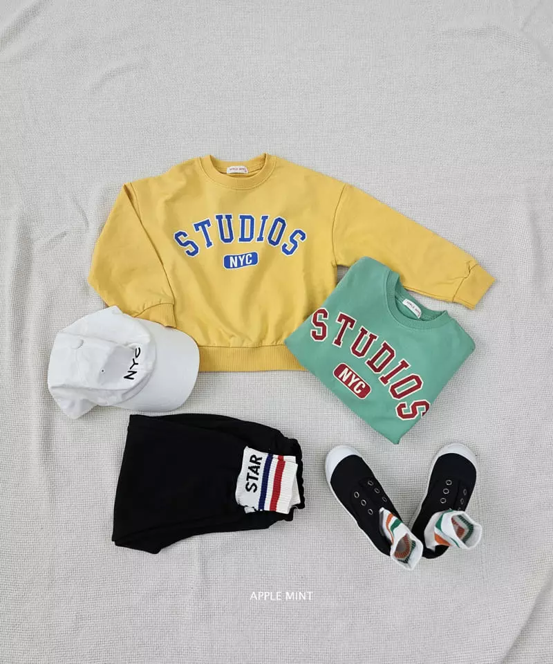 Applemint - Korean Children Fashion - #fashionkids - Studio Sweatshirt - 4