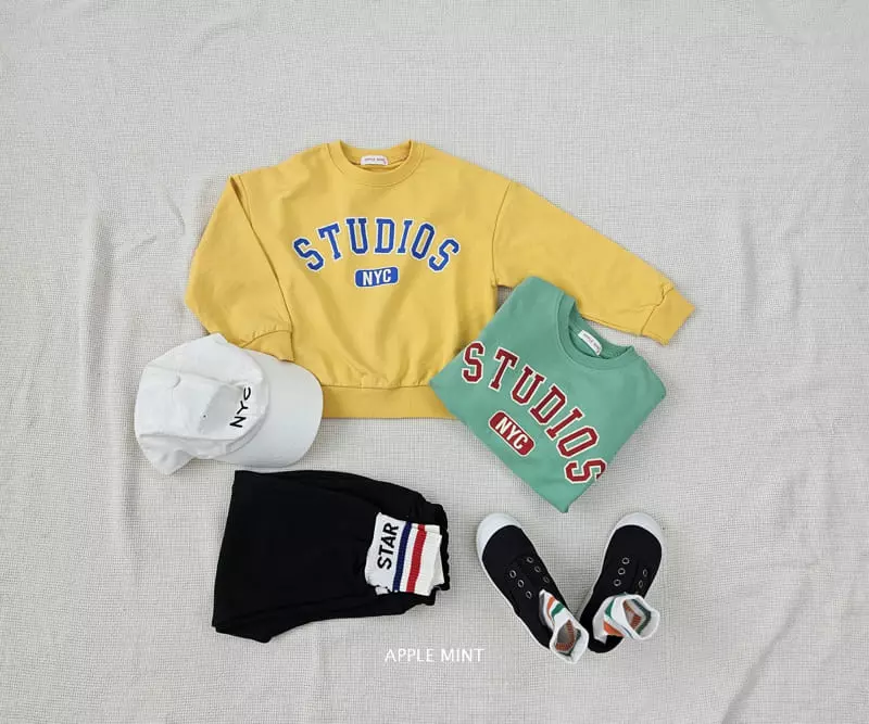 Applemint - Korean Children Fashion - #kidzfashiontrend - Studio Sweatshirt - 6