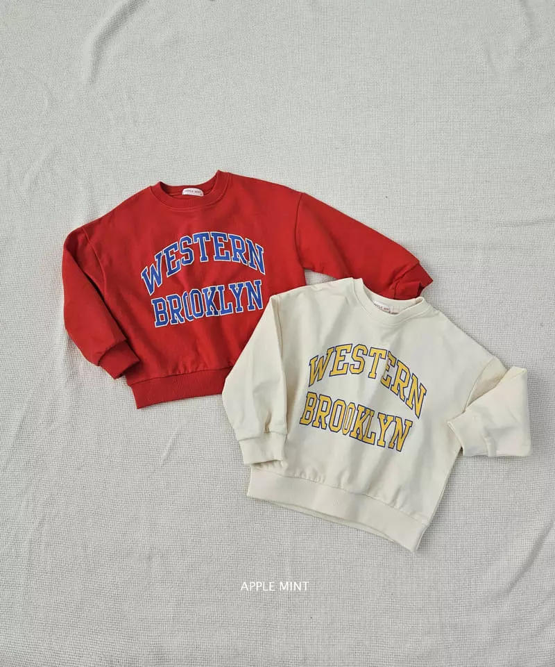 Applemint - Korean Children Fashion - #littlefashionista - Western Sweatshirt