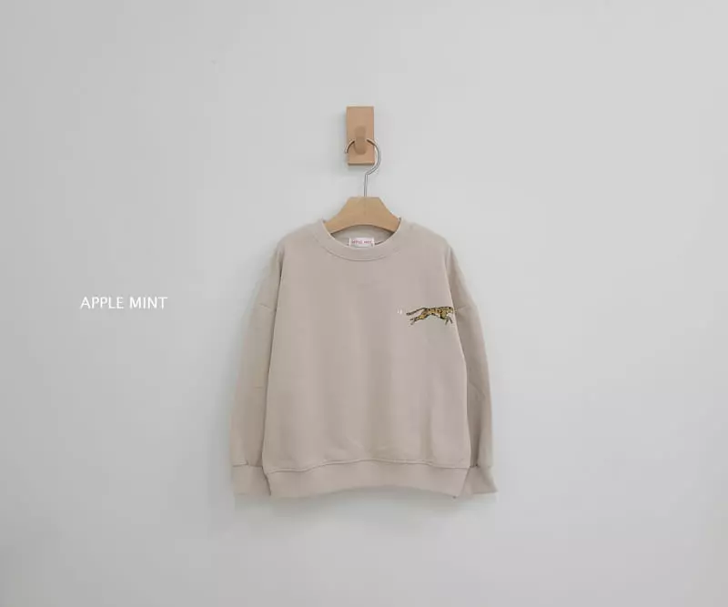 Applemint - Korean Children Fashion - #littlefashionista - Cheetah Sweatshirt - 9