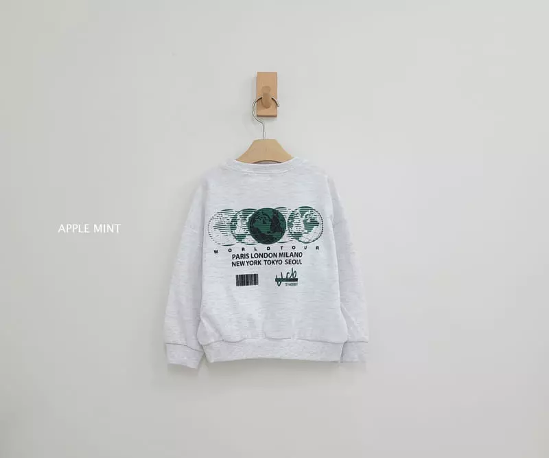 Applemint - Korean Children Fashion - #magicofchildhood - World Class Sweatshirt - 8