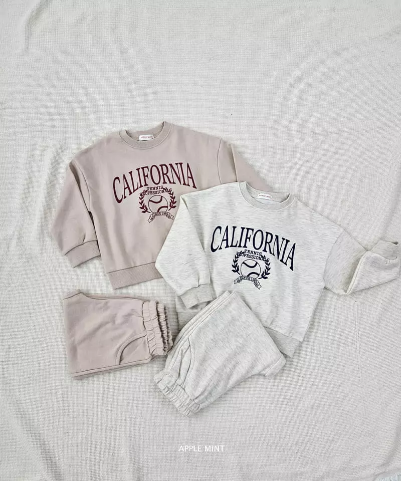 Applemint - Korean Children Fashion - #prettylittlegirls - California Top Bottom Set - 2