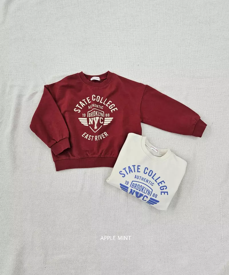 Applemint - Korean Children Fashion - #stylishchildhood - NYC Sweatshirt