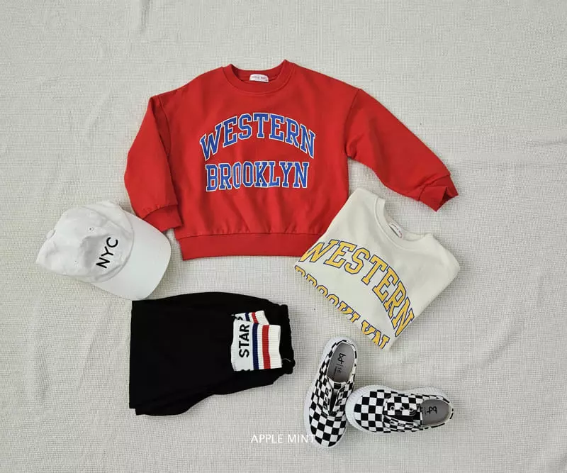 Applemint - Korean Children Fashion - #todddlerfashion - Western Sweatshirt - 5