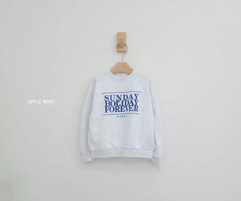 Applemint - Korean Children Fashion - #todddlerfashion - Sunday Sweatshirt - 7