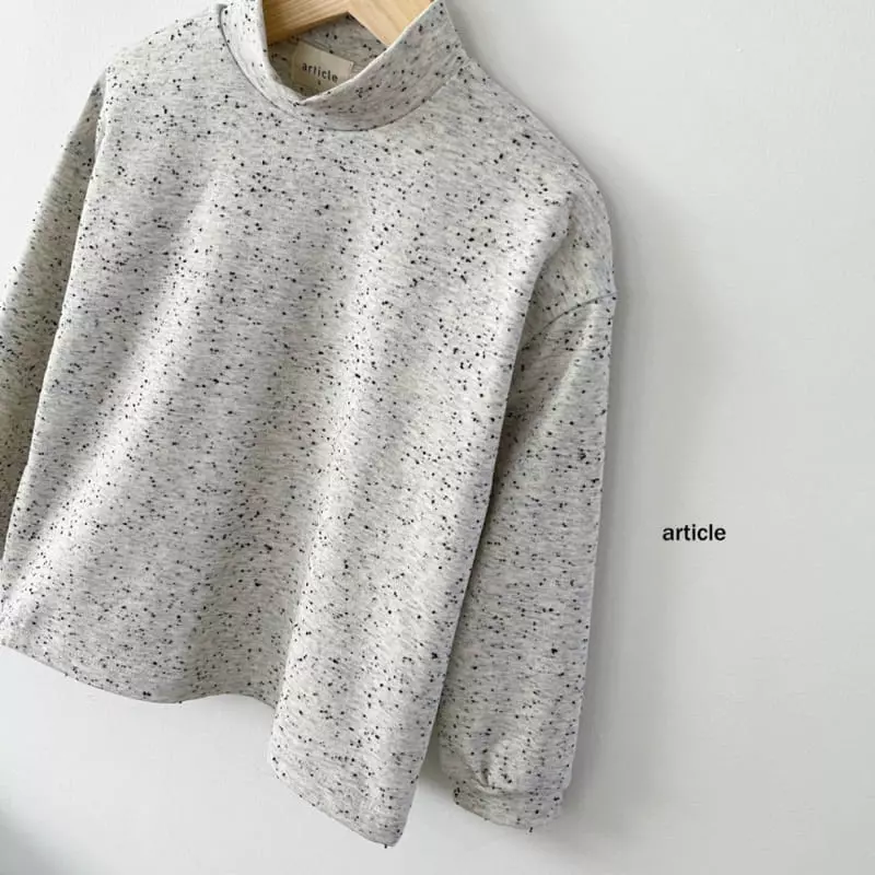 Article - Korean Children Fashion - #childrensboutique - Donur Hlaf Turtleneck Tee - 5