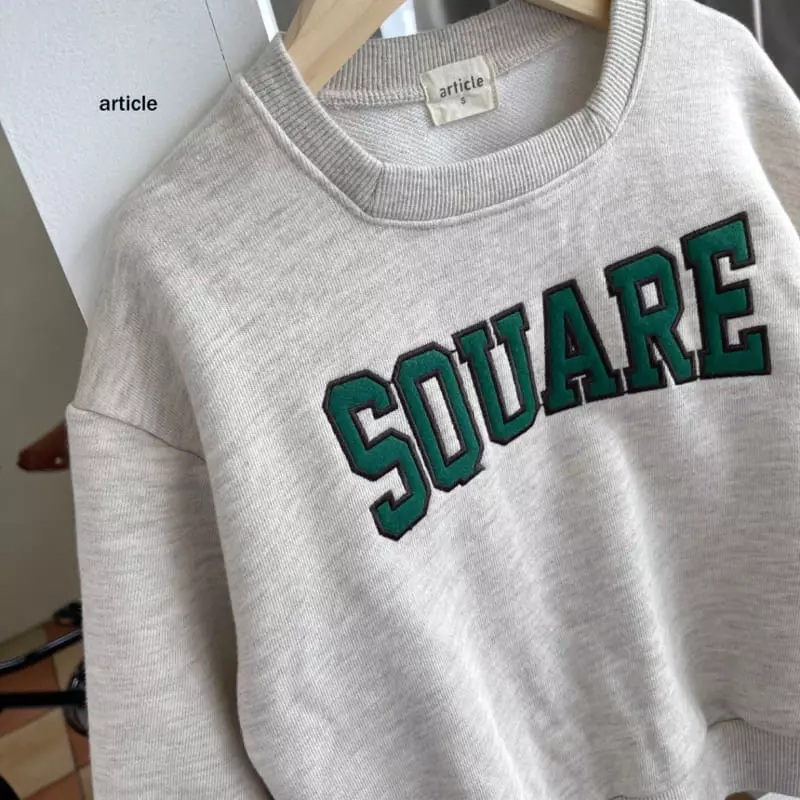 Article - Korean Children Fashion - #fashionkids - Square Sweatshirt - 6