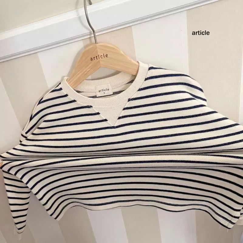 Article - Korean Children Fashion - #Kfashion4kids - Pepper Stripes Tee - 4