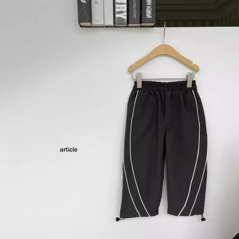 Article - Korean Children Fashion - #magicofchildhood - Line Track Pants - 5