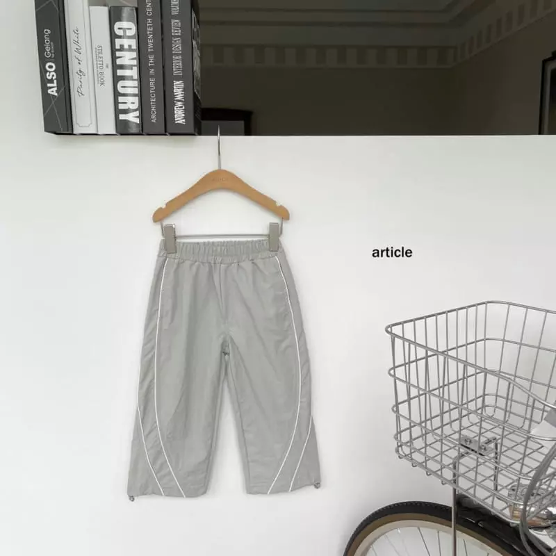 Article - Korean Children Fashion - #prettylittlegirls - Line Track Pants - 7