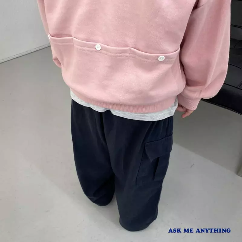 Ask Me Anything - Korean Children Fashion - #stylishchildhood - Pocket Sweatshirt - 4