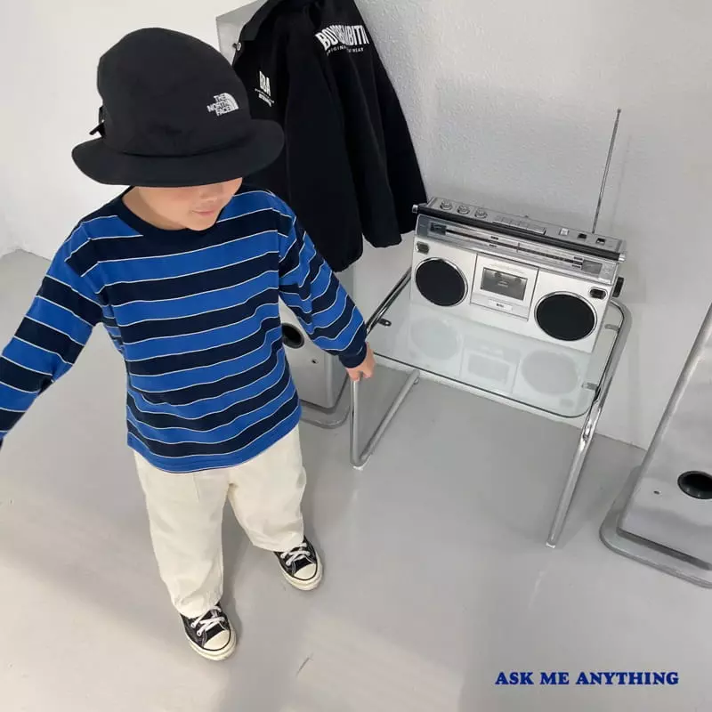 Ask Me Anything - Korean Children Fashion - #toddlerclothing - Stripes Eden Tee - 4