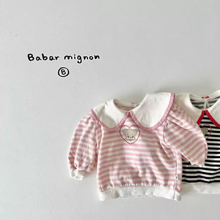 Babar Mignon - Korean Baby Fashion - #babyboutique - Smile Bear Tee - 2