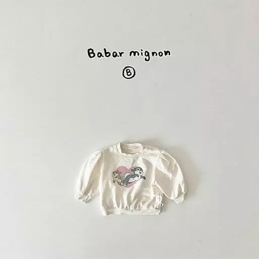 Babar Mignon - Korean Baby Fashion - #babygirlfashion - Bunny Sweatshirt - 8