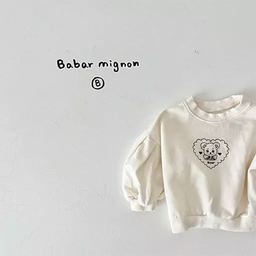 Babar Mignon - Korean Baby Fashion - #babylifestyle - Cuty Bear Tee - 10