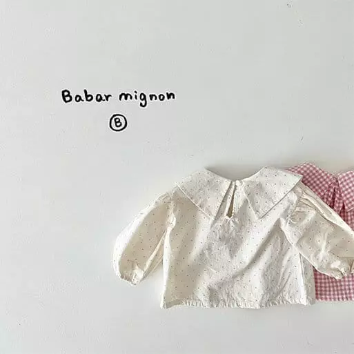 Babar Mignon - Korean Baby Fashion - #babyoninstagram - Circle Rabbit Blouse - 6