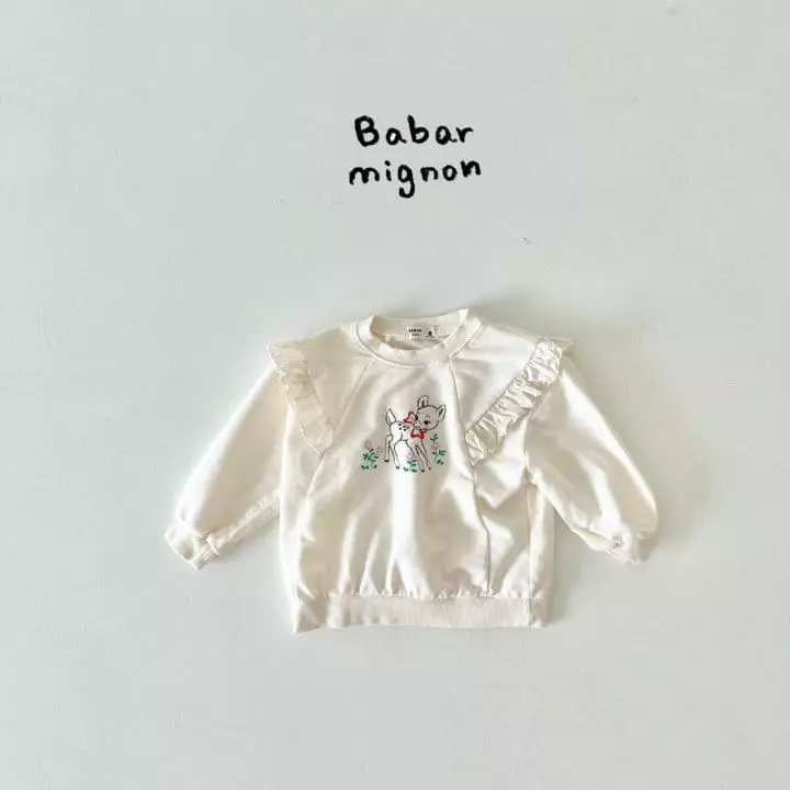 Babar Mignon - Korean Children Fashion - #Kfashion4kids - Frill Bambi Sweatshirt - 9