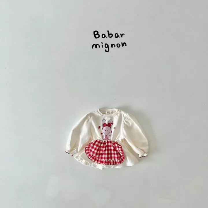 Babar Mignon - Korean Children Fashion - #kidzfashiontrend - Apron Sweatshirt - 4