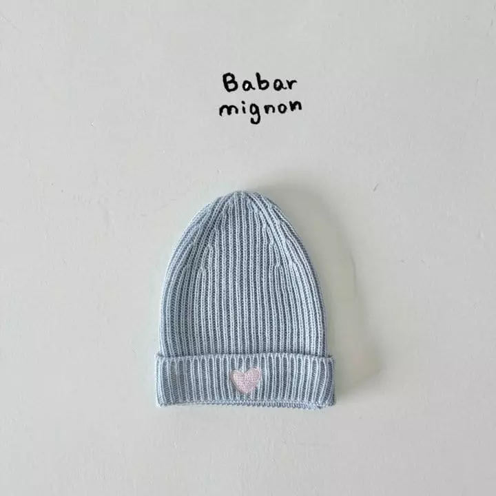 Babar Mignon - Korean Children Fashion - #childofig - Heart Beanie - 5