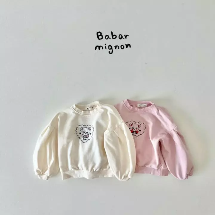 Babar Mignon - Korean Children Fashion - #childofig - Cuty Bear Sweatshirt