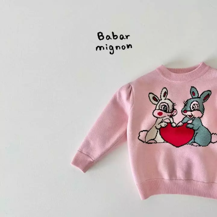 Babar Mignon - Korean Children Fashion - #childofig - Bunny Knit Tee - 10