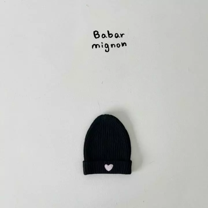 Babar Mignon - Korean Children Fashion - #designkidswear - Heart Beanie - 8
