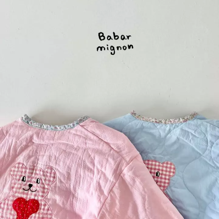 Babar Mignon - Korean Children Fashion - #designkidswear - Check Bear Jacket - 7