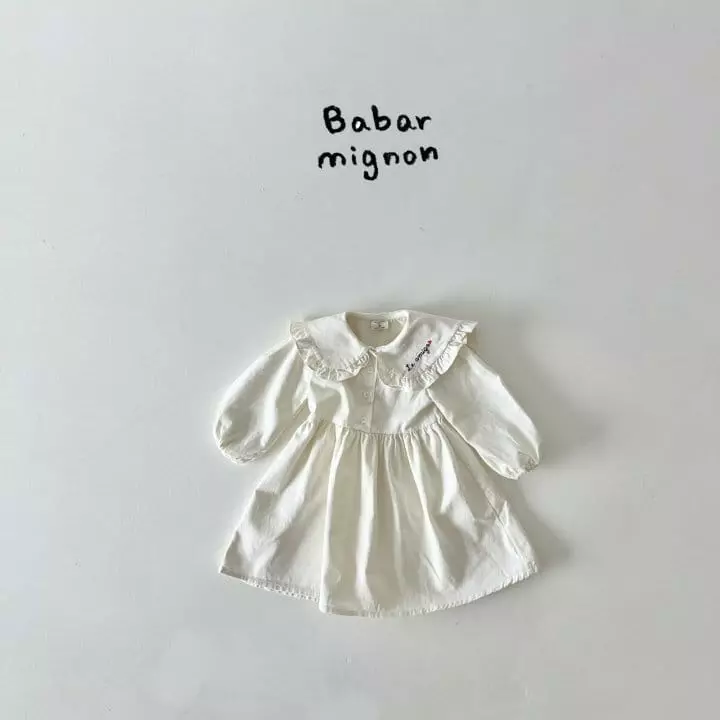 Babar Mignon - Korean Children Fashion - #fashionkids - Frill One-piece - 11