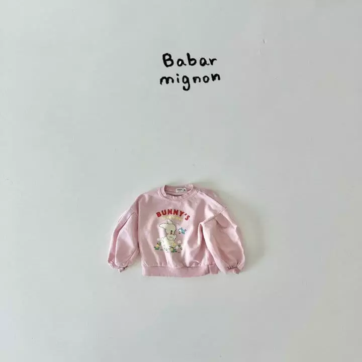 Babar Mignon - Korean Children Fashion - #discoveringself - Bunny Sweatshirt - 4